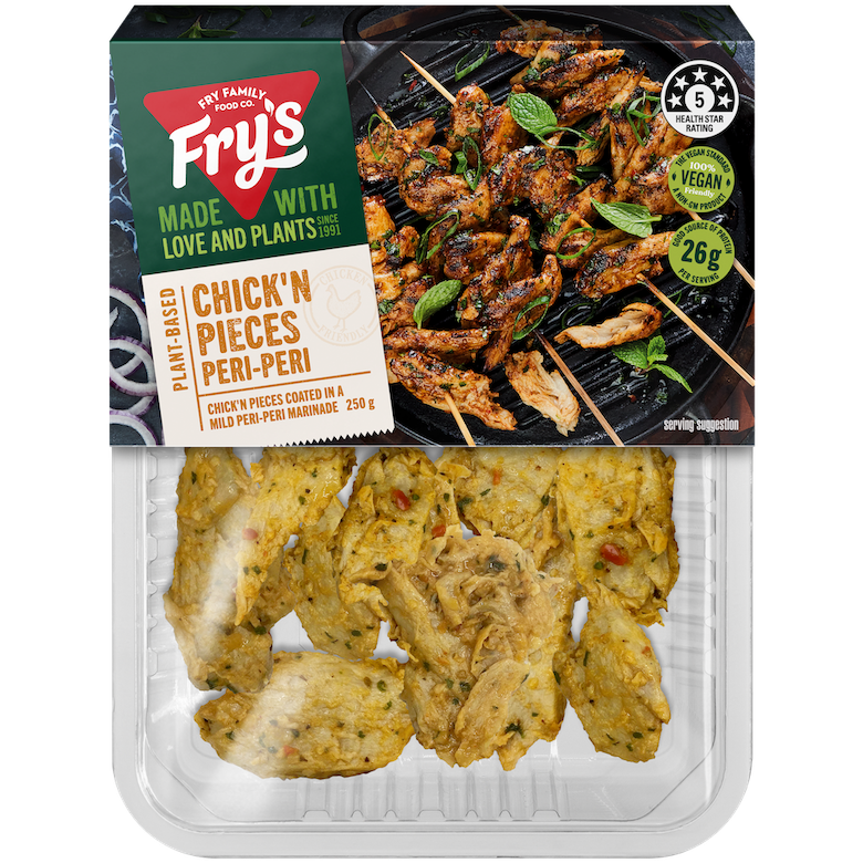 Vegan Chicken Pieces Peri Peri | Fry Family Food AU
