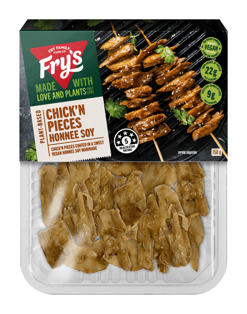 Plant-based Honnee Soy Chick'n Pieces