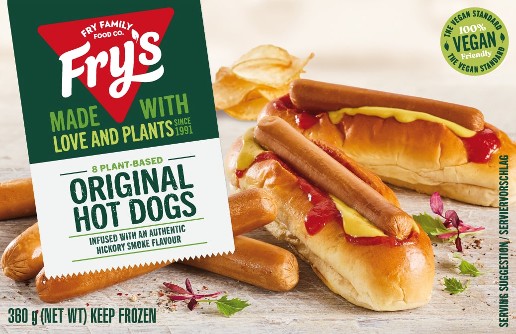 Fry's plant-based original hot dogs