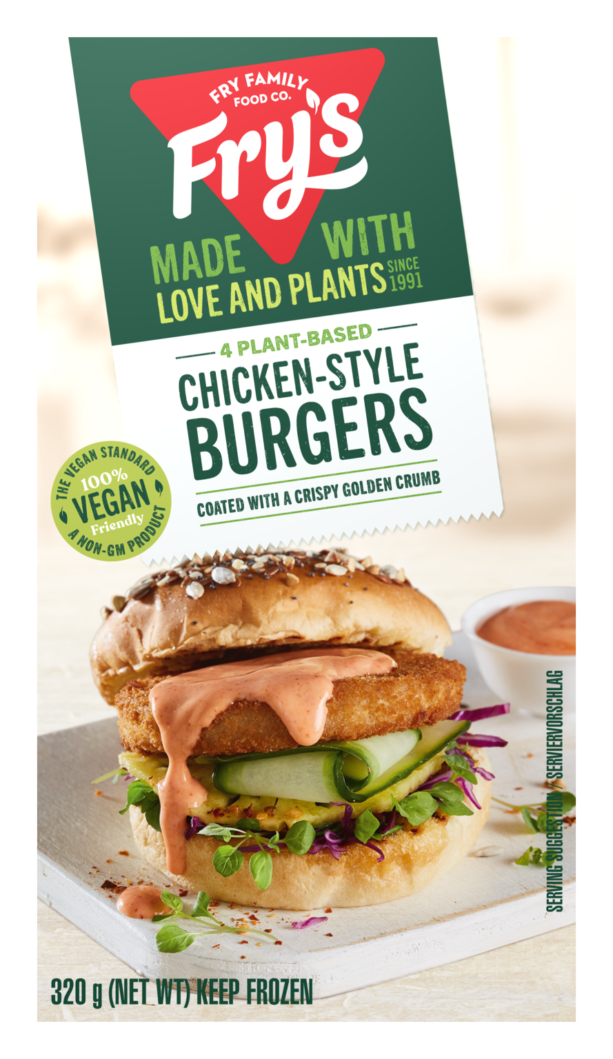 Vegan Chicken Burger Patties - Fry Family Food ZA