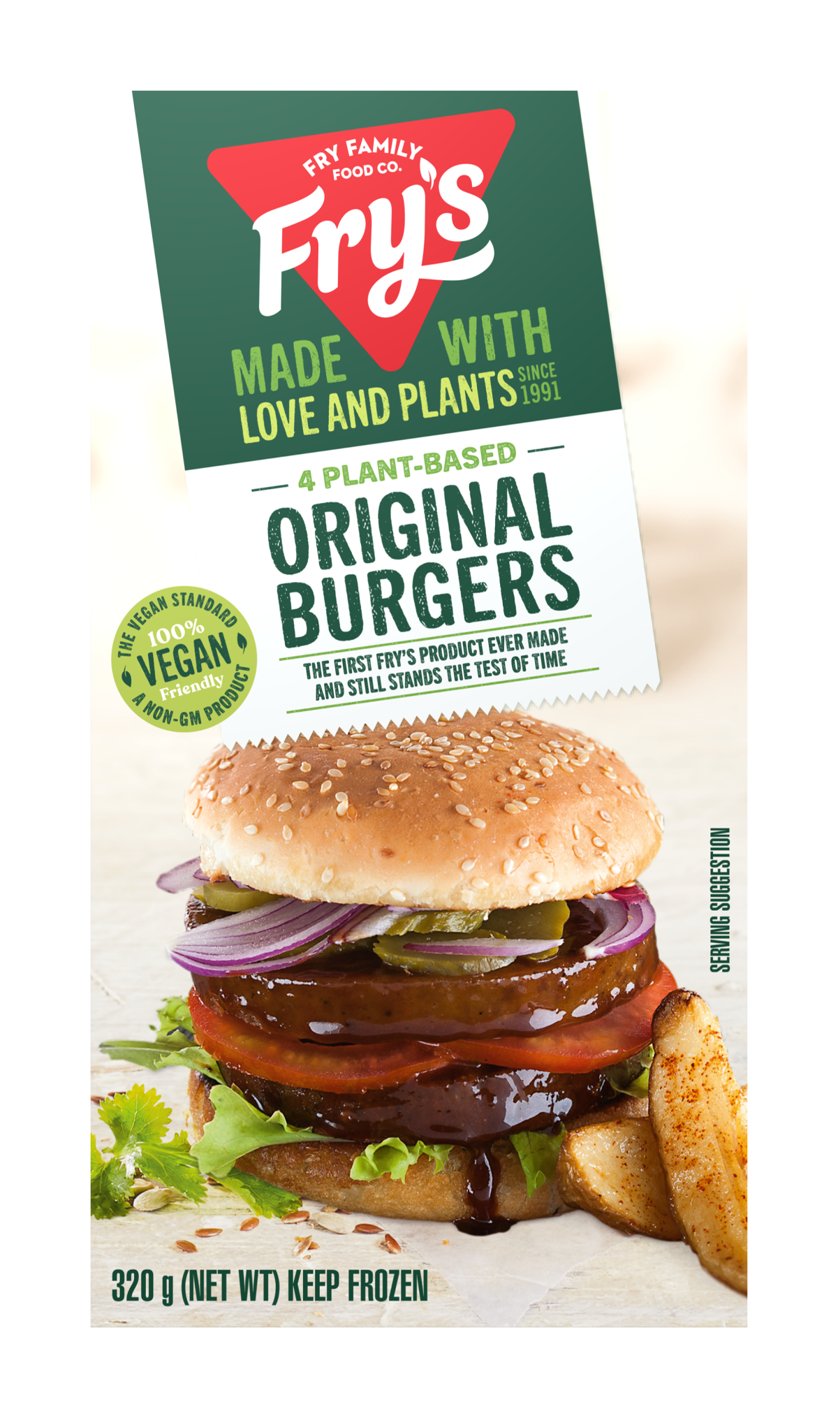 Original Veggie Beef Burger - Fry Family Food ZA