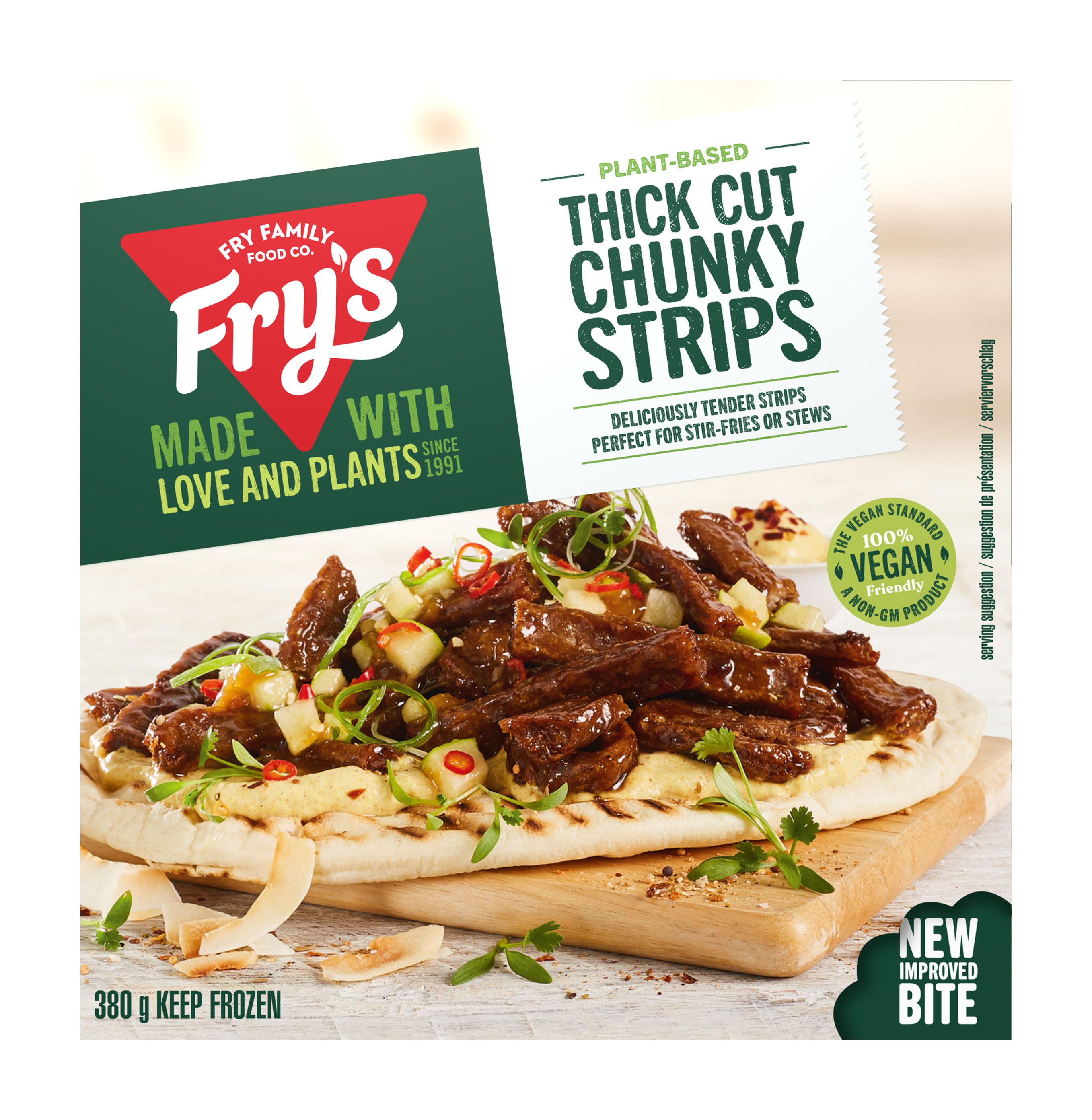Chunky Vegan Beef Strips - Fry Family Food ZA