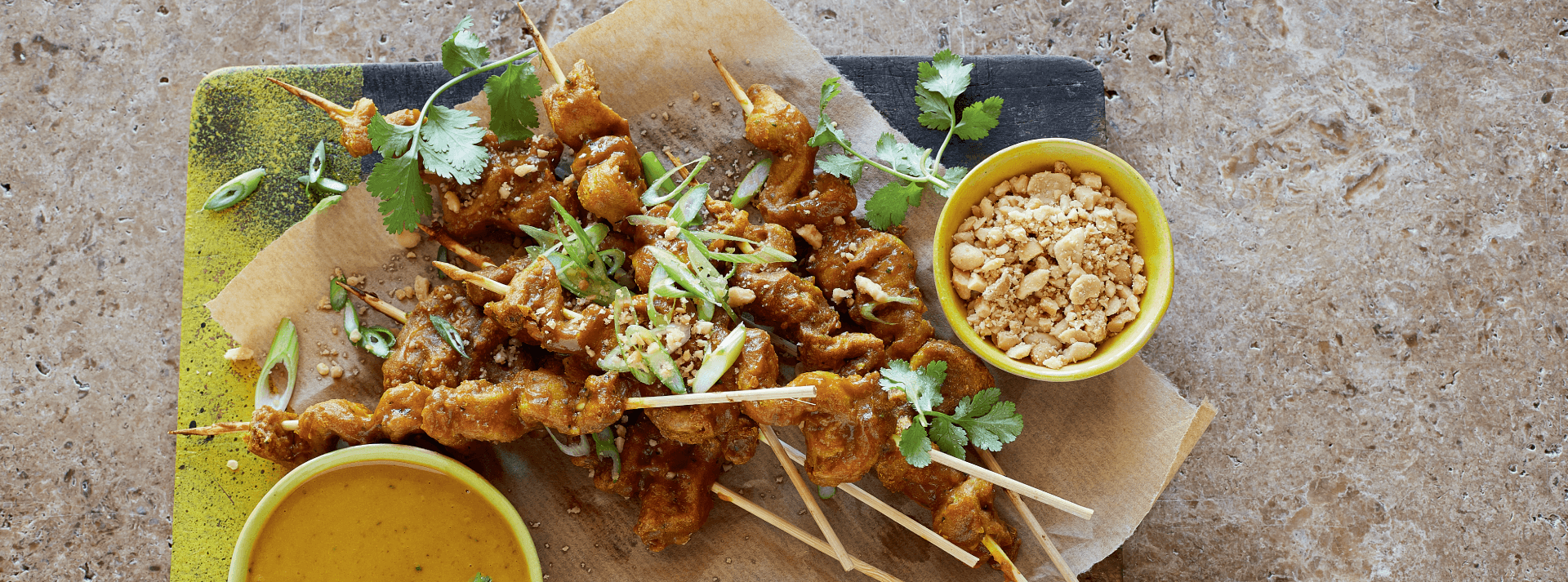 Chicken-Style Skewers with Peanut Satay 2019