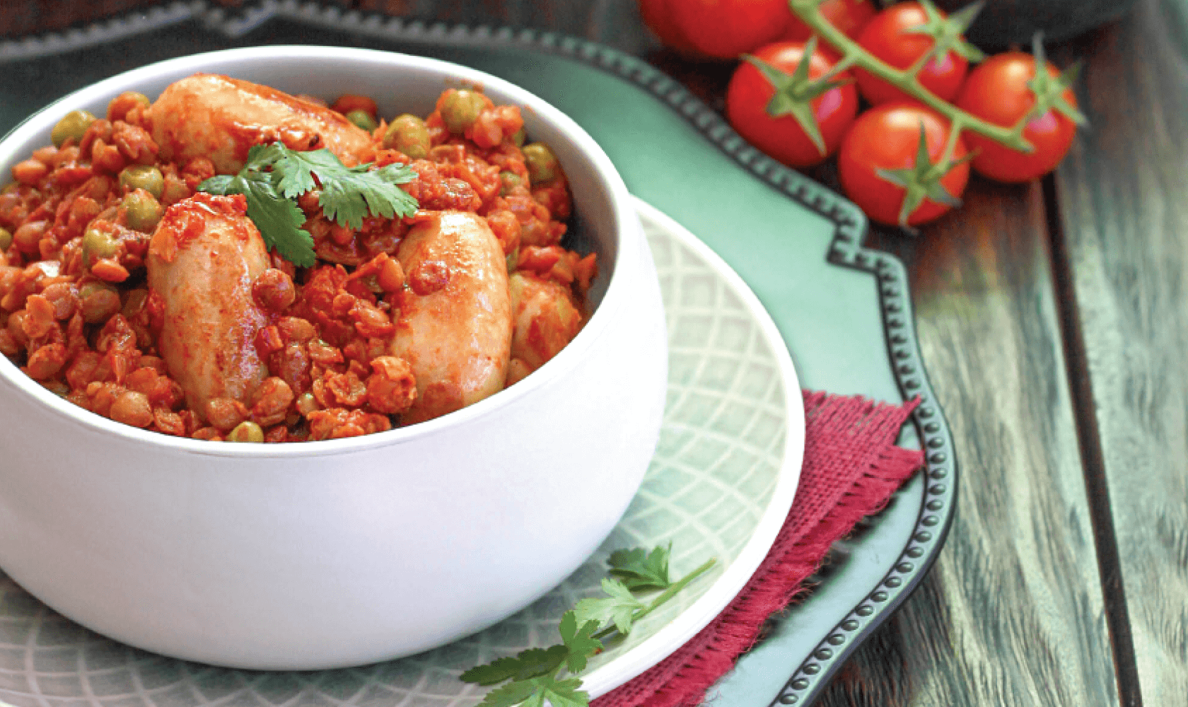 Traditional Sausage and Lentil Chilli Hotpot 2019